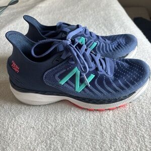 New Balance Navy and Teal Running Shoes